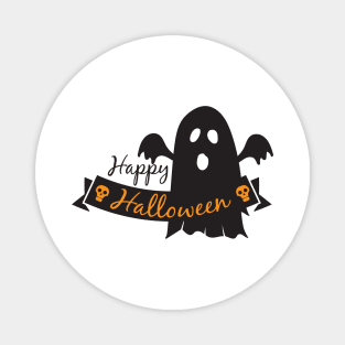 Halloween Ghost Banner Magnet